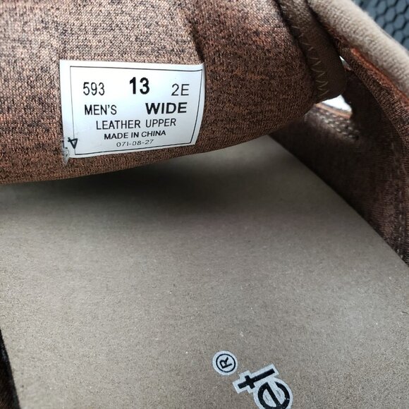 Orthofeet 593 Alpine Leather Sandal Mens 13 EE Wide Brown Orthotic Adjustable - Picture 12 of 12